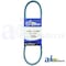 A & I Products Aramid Blue V-Belt (1/2" X 30" ) 13" x0.5" x4" A-A28K - alternate 1